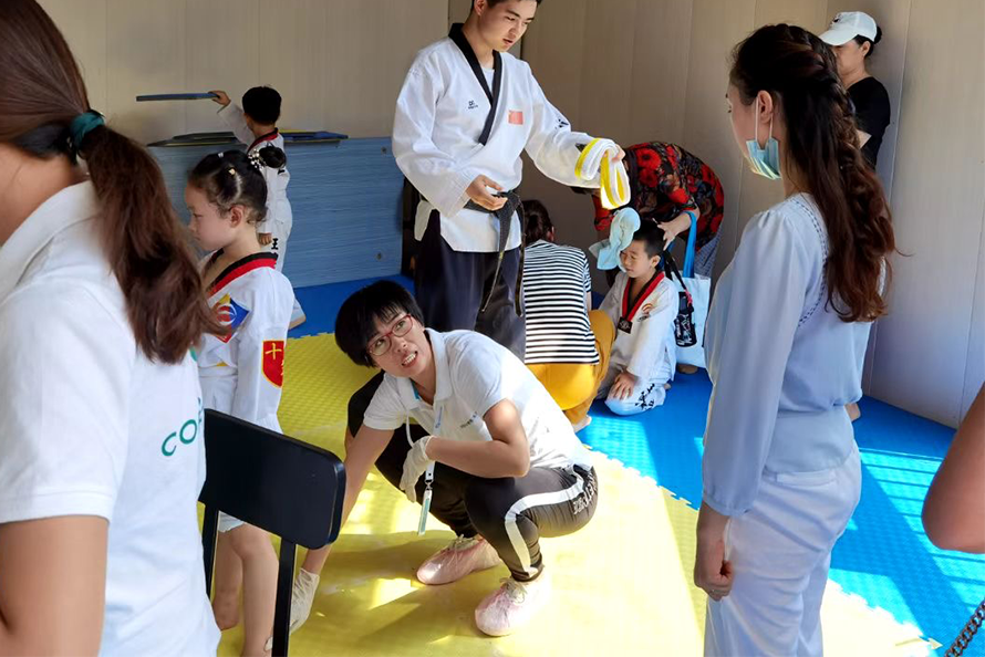 德国科德曼走进青岛王健跆拳道馆，公益步态筛查活动圆满举办